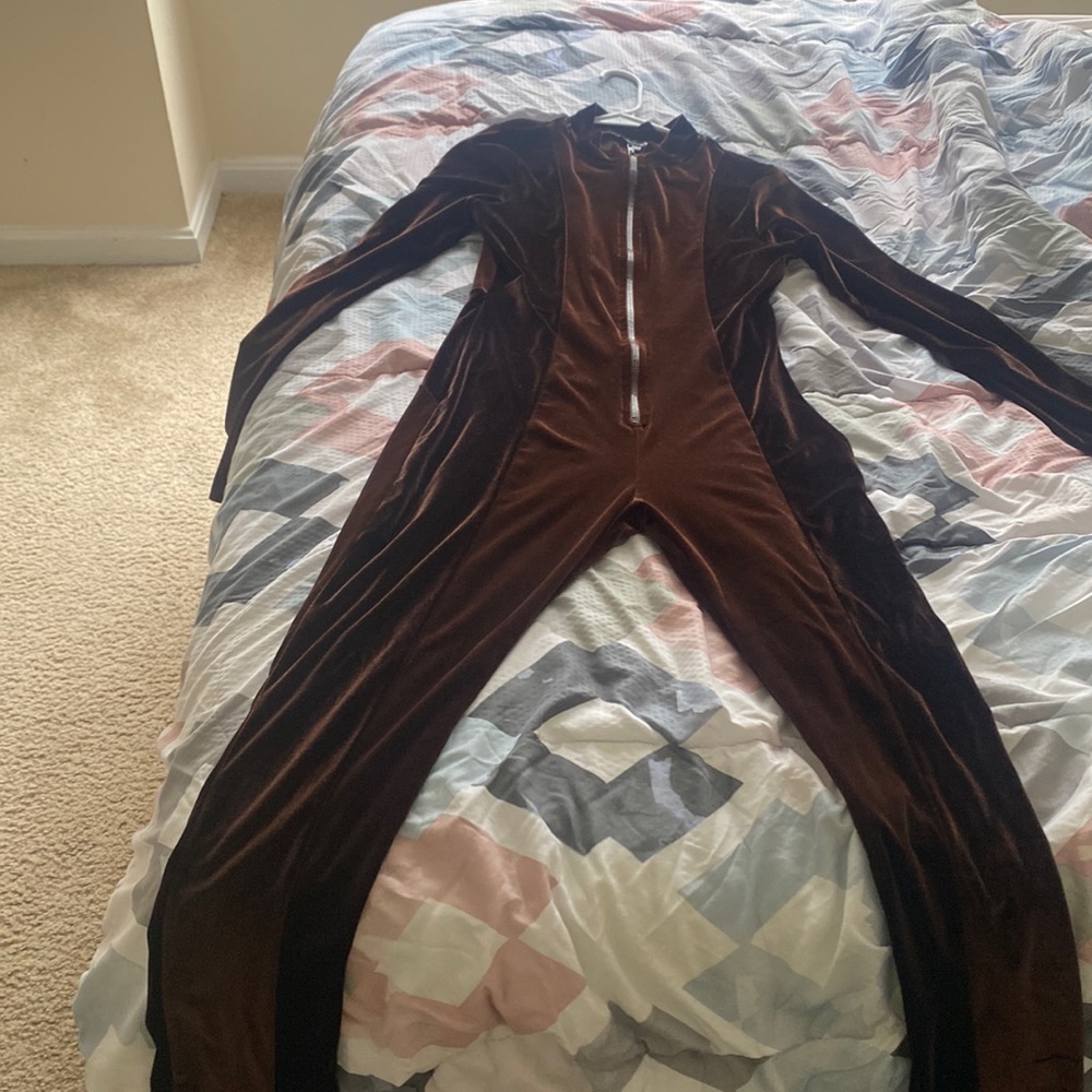 Brown jumpsuit